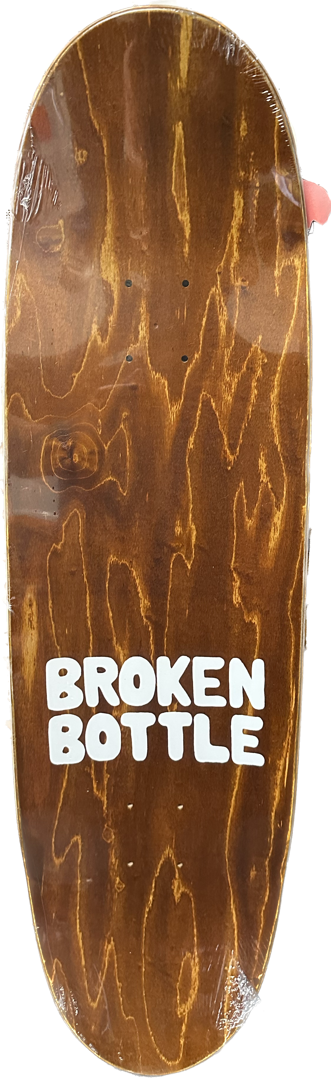 Broken Bottle-Avocado Glass-Egg Shape Deck