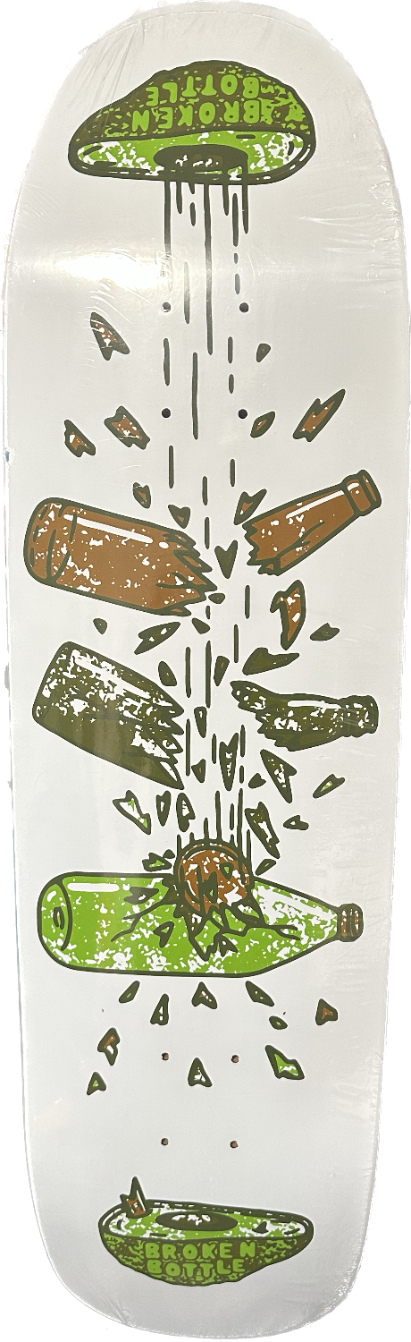 Broken Bottle-Avocado Glass-Mark’s Shaped Deck