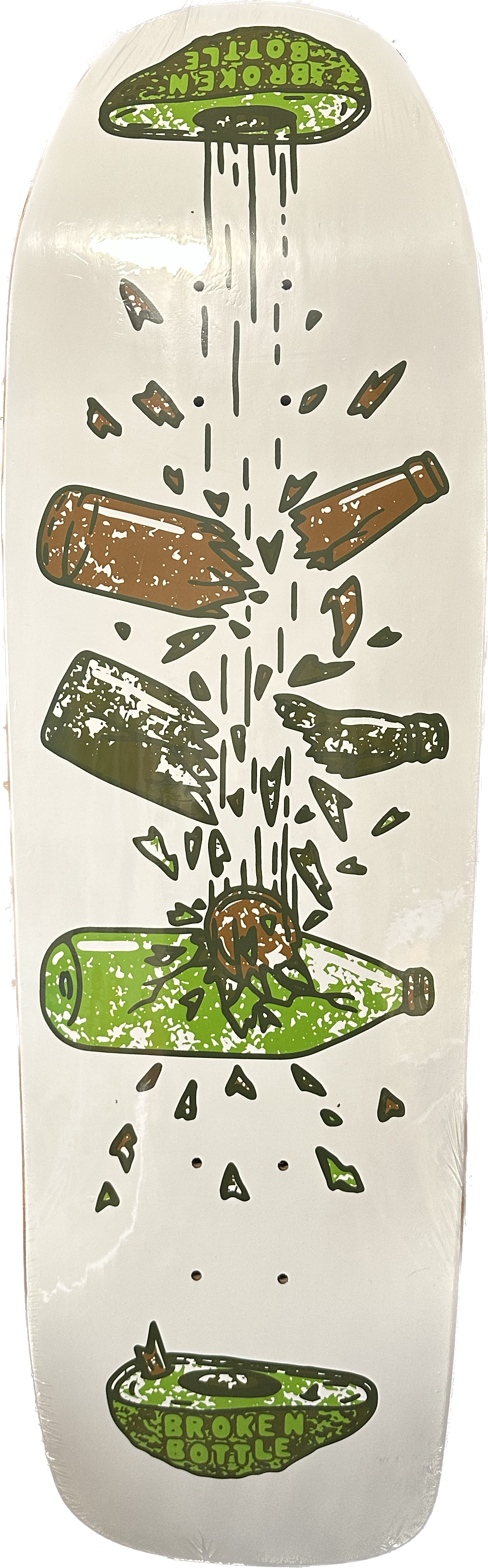 Broken Bottle-Avocado Glass-Fun Shaped Deck