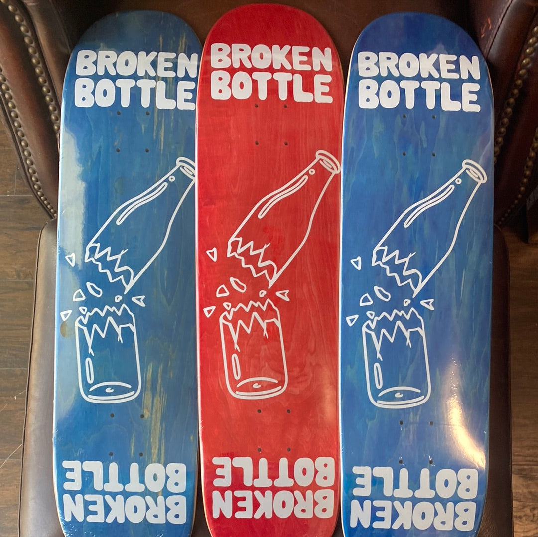 8.50” Shaped Broken Bottle Skateboard Deck